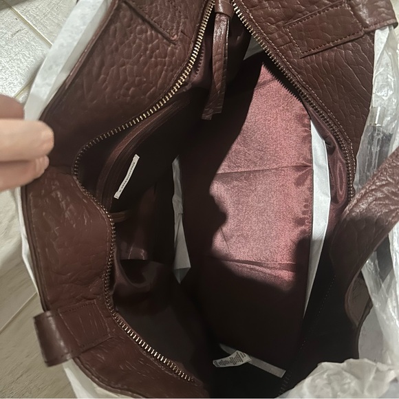 Anthropologie Everyday Leather Tote Bag - Choc - Picture 4 of 5